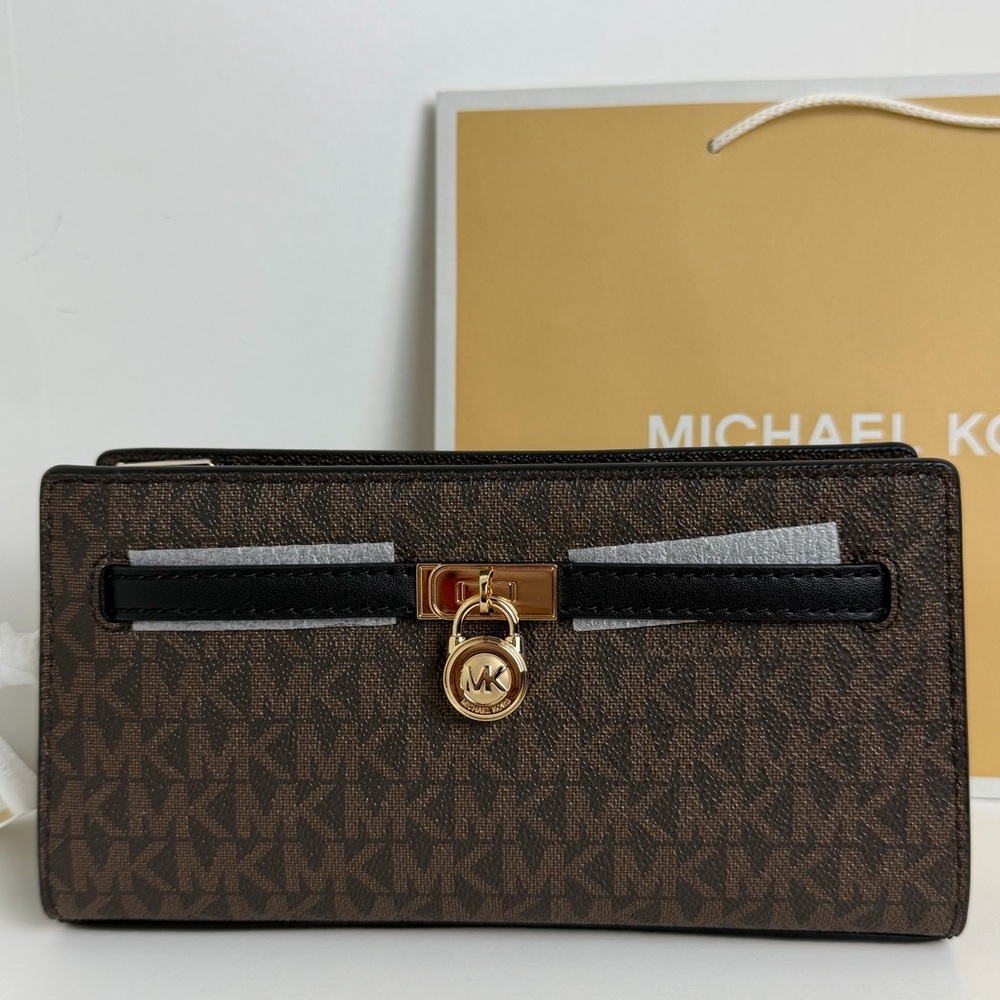 NWT Michael Kors Hamilton Small Logo Convertible Crossbody - Picture 2 of 15